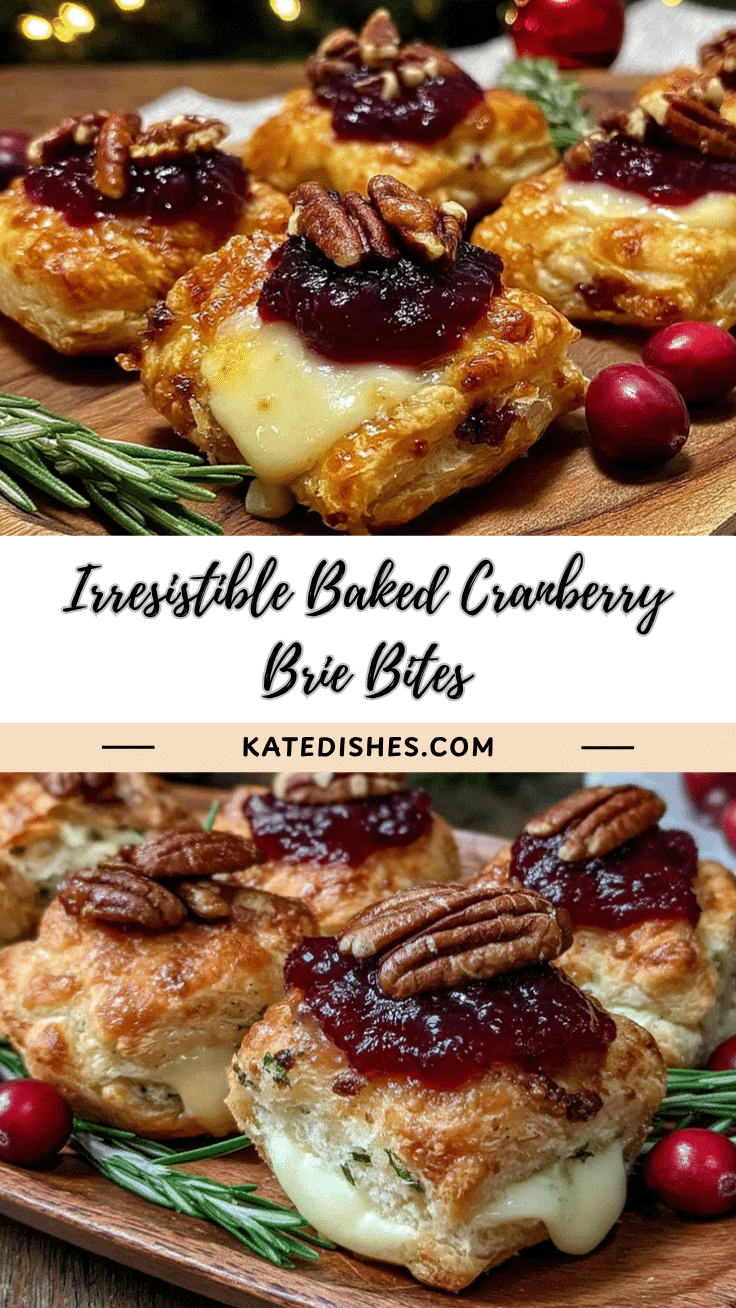 cranberry brie bites recipe