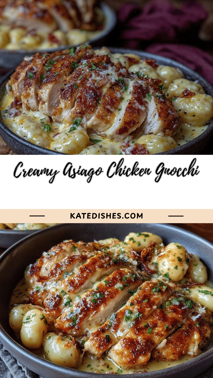creamy asiago chicken gnocchi recipe