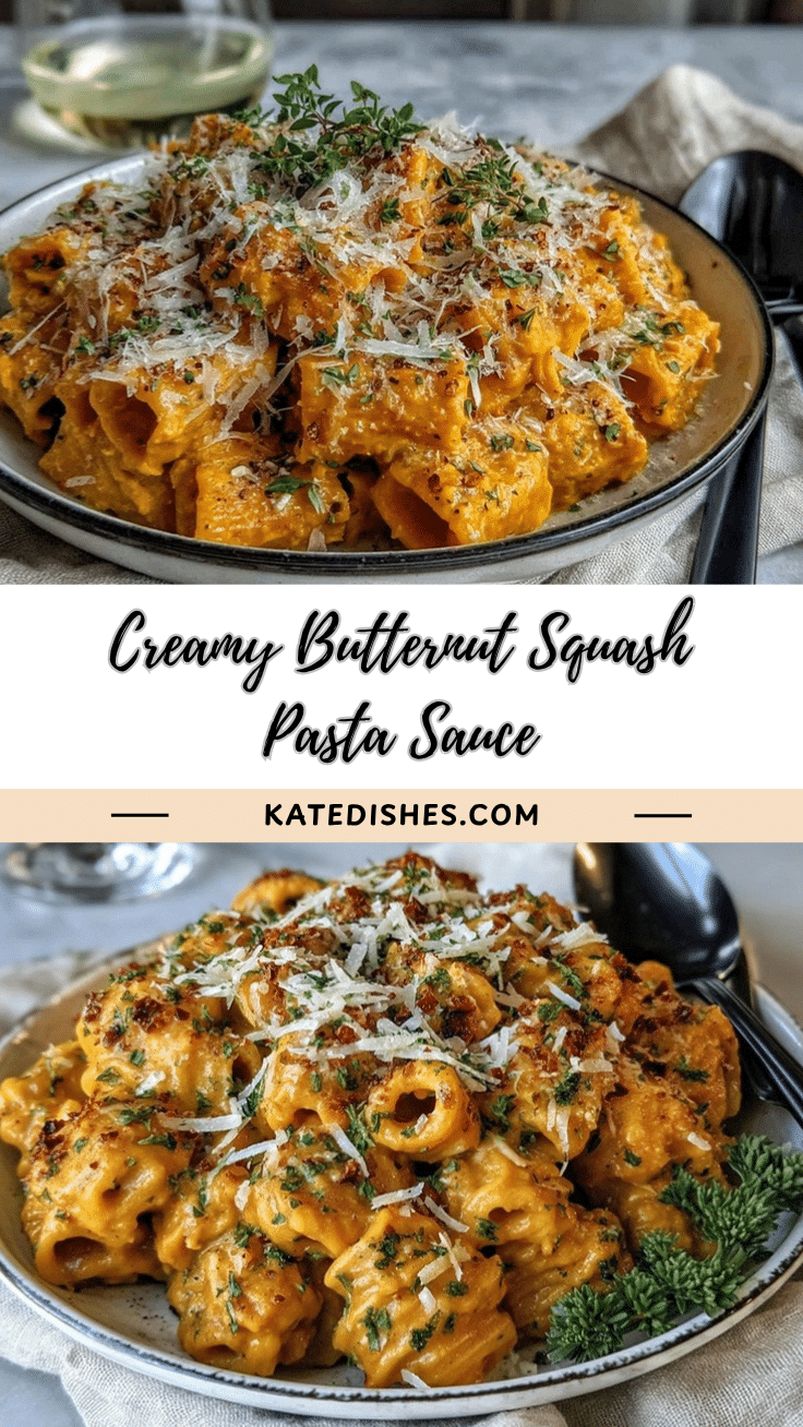 creamy butternut squash pasta sauce recipe