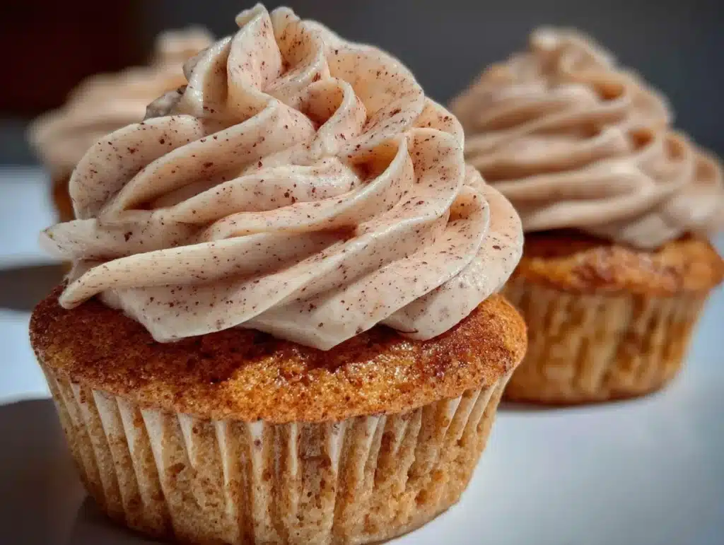 creamy cinnamon buttercream frosting - featured image