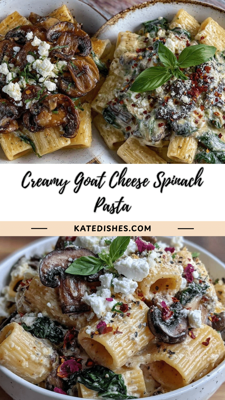 creamy goat cheese pasta recipe