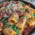 creamy sun-dried tomato pasta - featured image