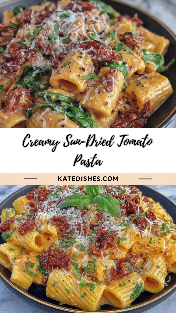 creamy sun-dried tomato pasta recipe