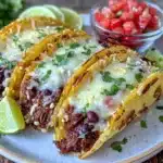 crispy black bean tacos - featured image