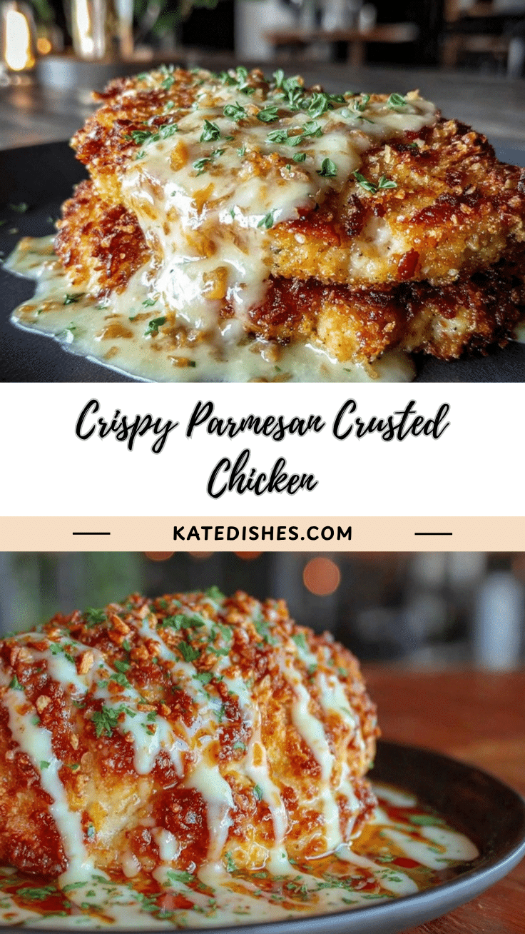 Crispy Parmesan Crusted Chicken recipe