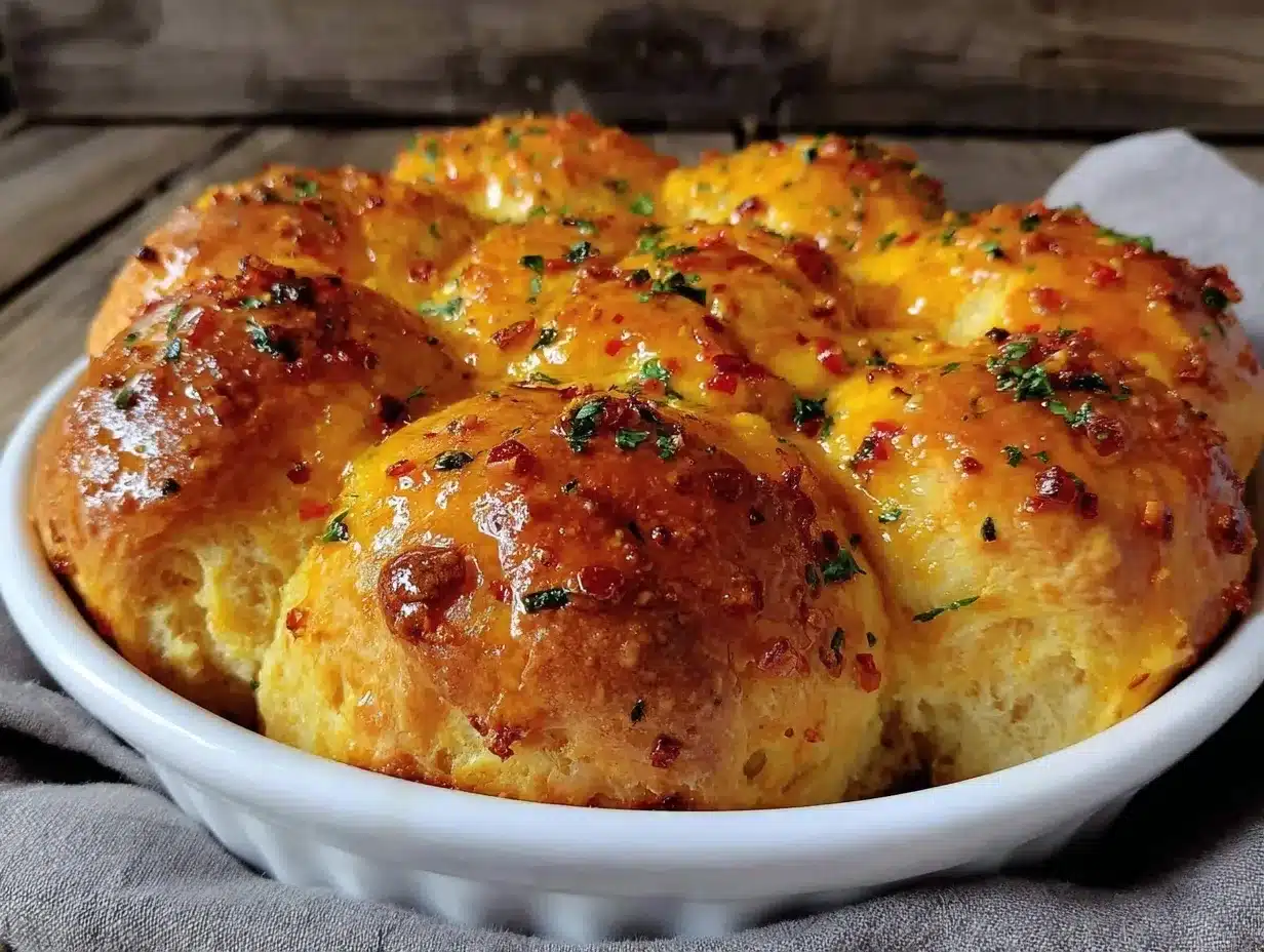 fluffy garlic butter bread rolls preparation steps