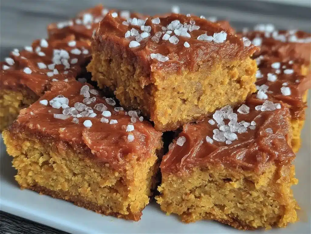 fluffy pumpkin bars - featured image