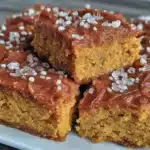 fluffy pumpkin bars - featured image