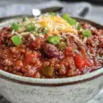 ground beef chili - featured image