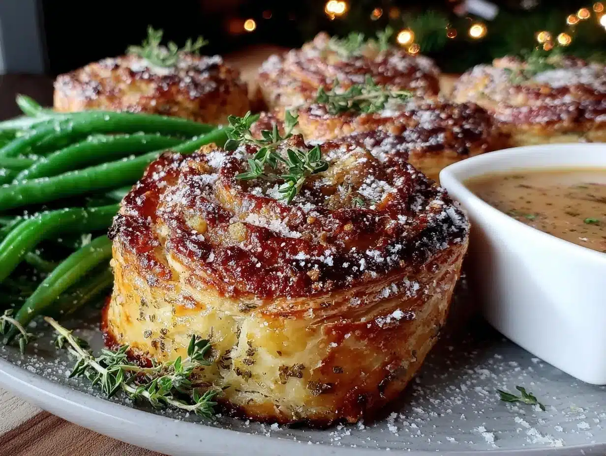 Ground Beef Wellington preparation steps