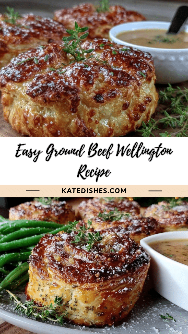 Ground Beef Wellington recipe