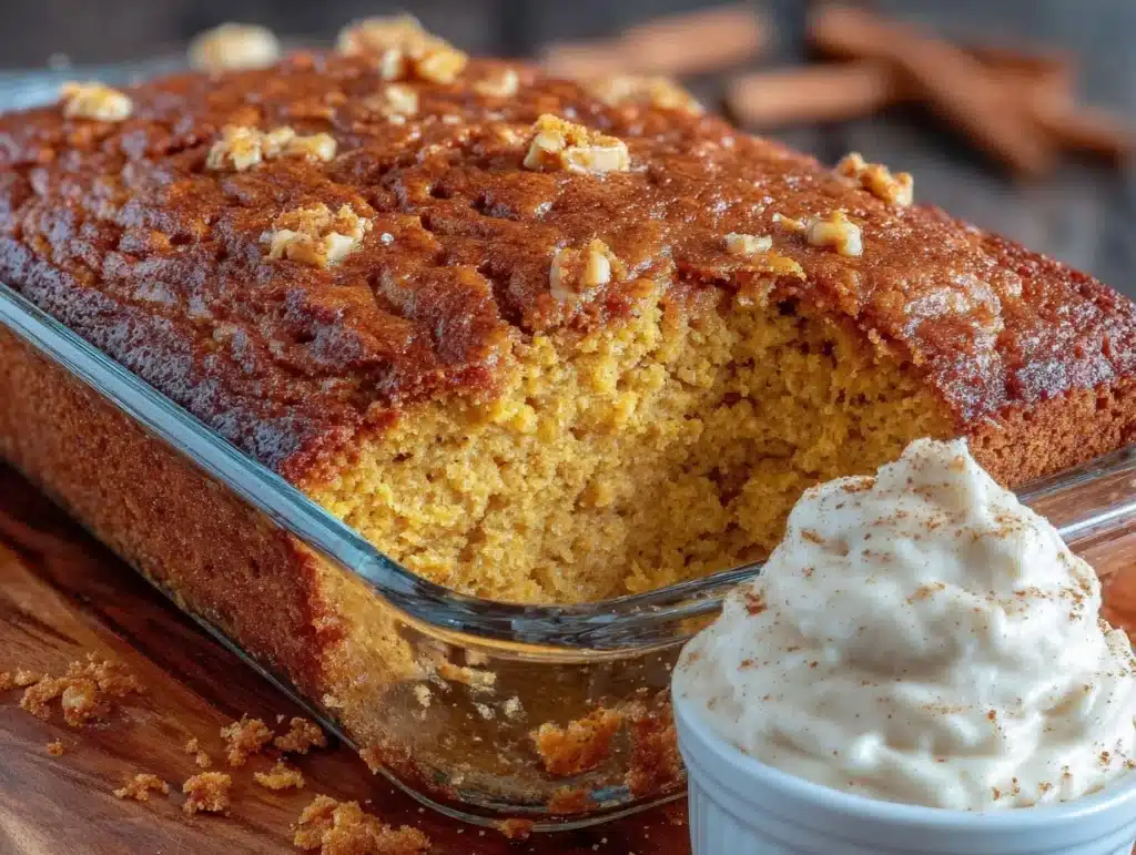 healthy pumpkin cake - featured image