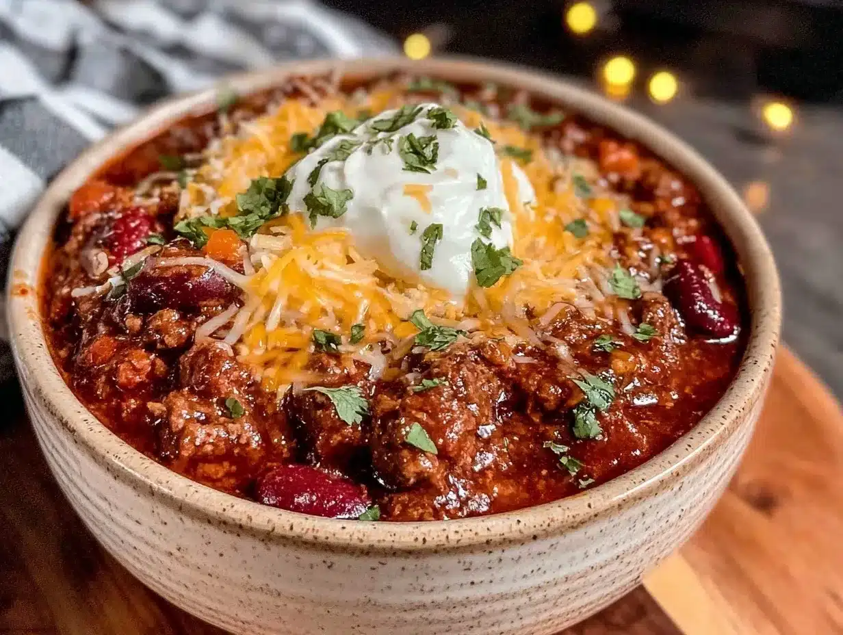 hearty beef chili preparation steps