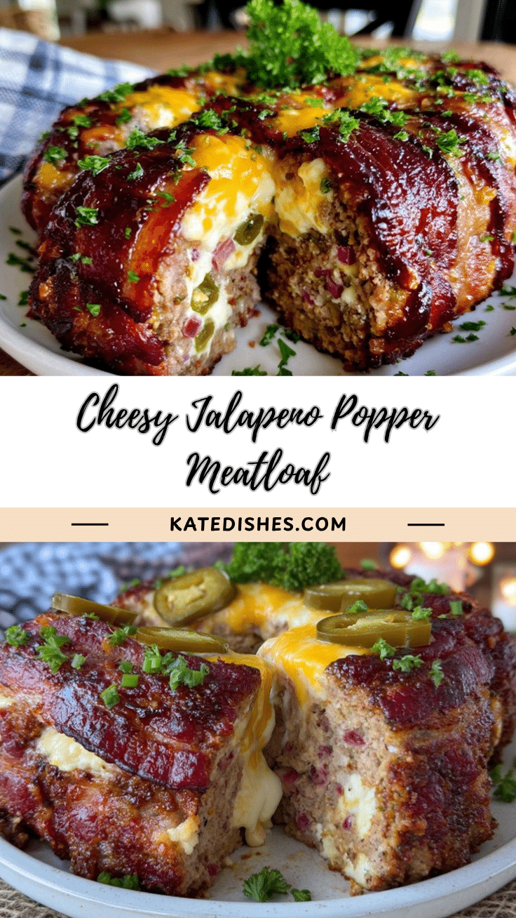 Jalapeno Popper Stuffed Meatloaf recipe