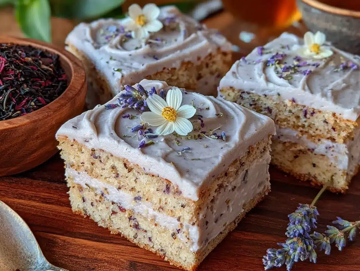 London Fog Cake preparation steps