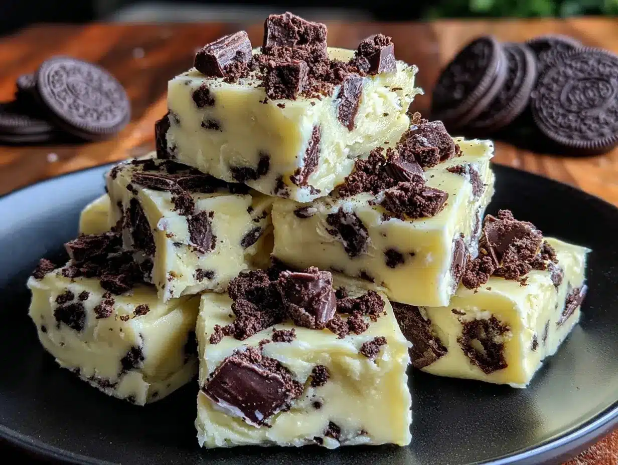 Oreo fudge preparation steps