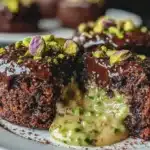 Pistachio Chocolate Lava Cakes - featured image