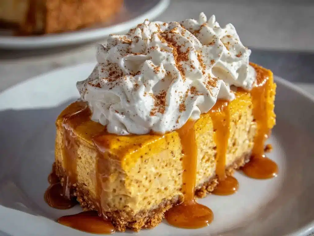 pumpkin cheesecake - featured image