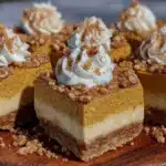 pumpkin cheesecake bars - featured image