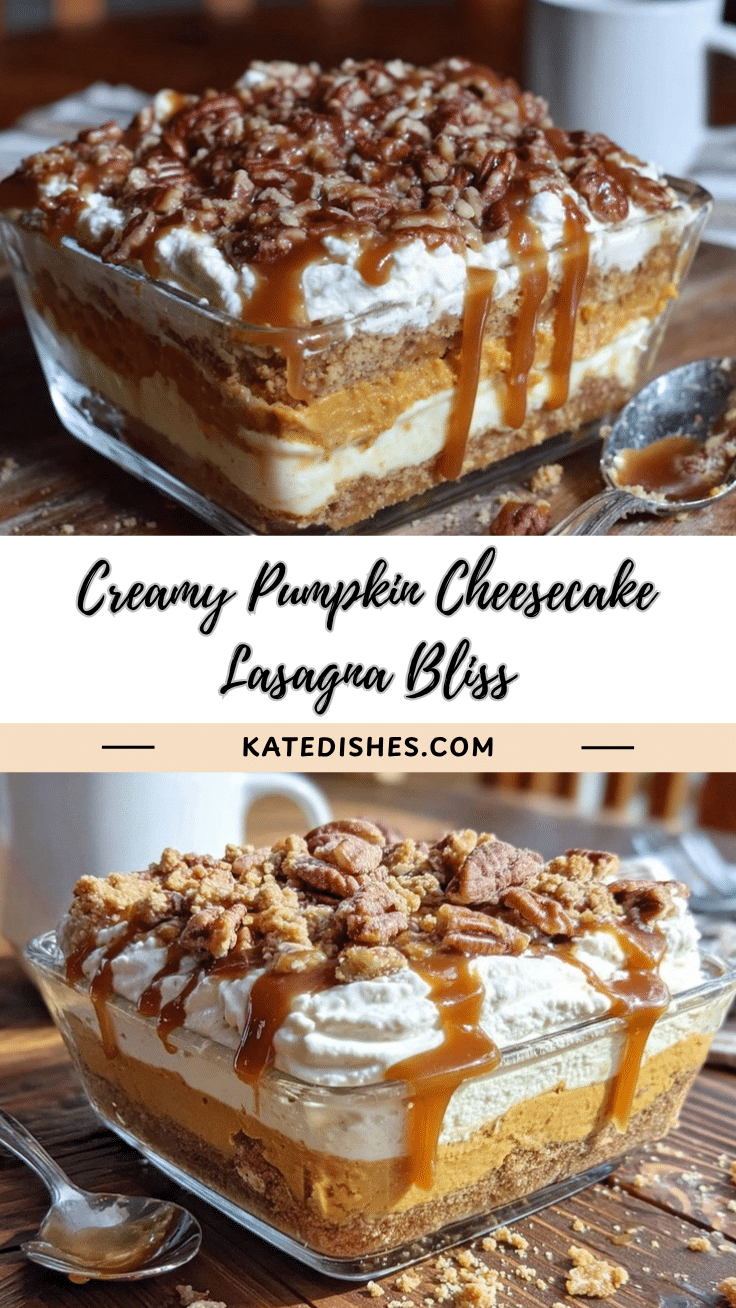 pumpkin cheesecake lasagna recipe