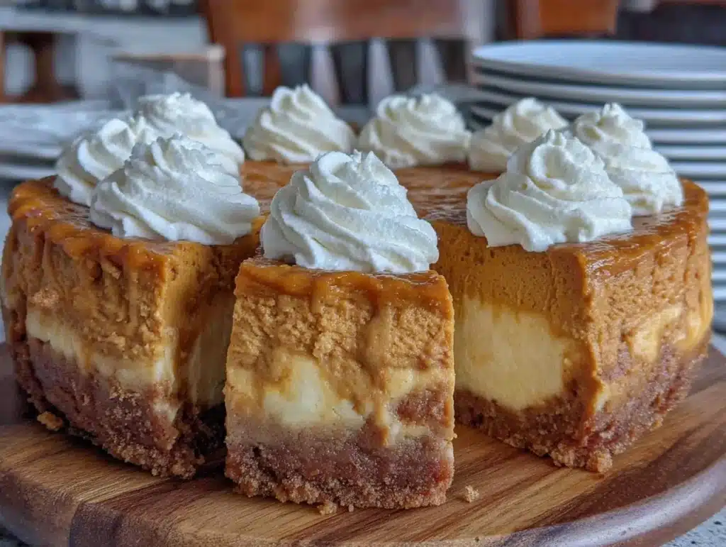 pumpkin pie cheesecake - featured image