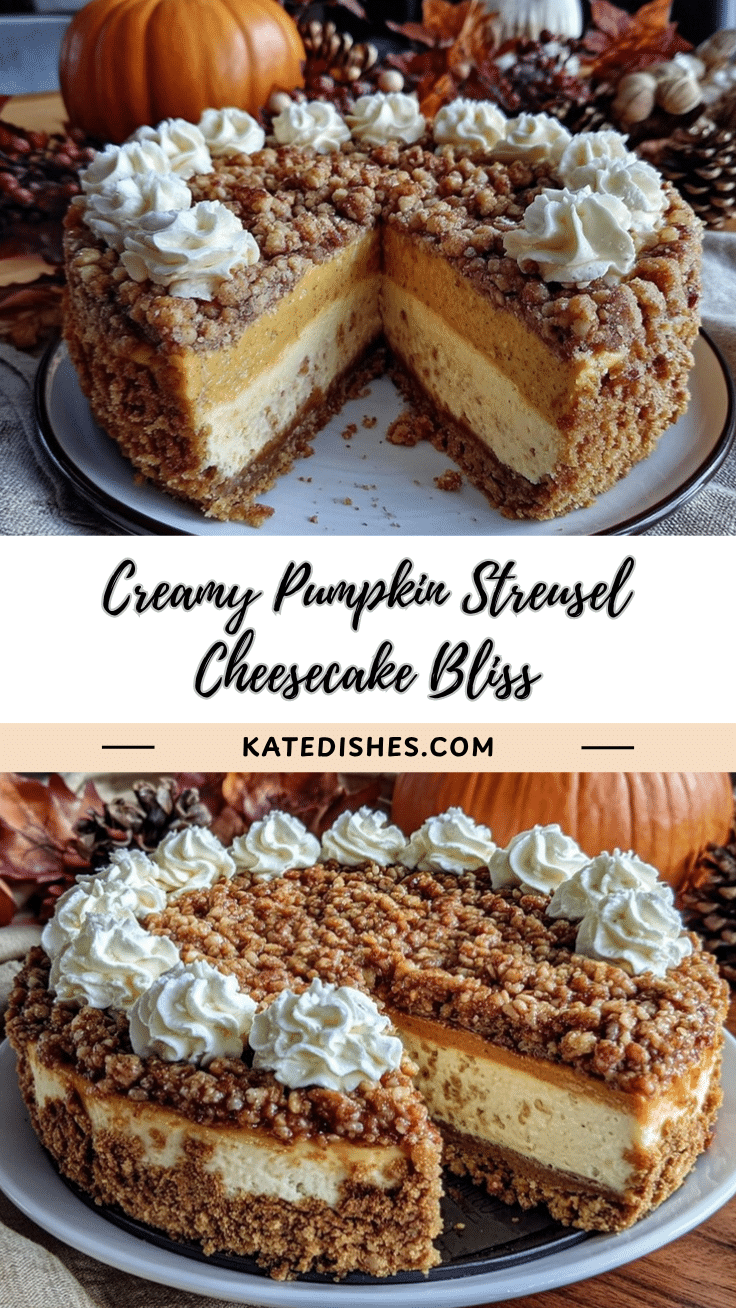 pumpkin streusel cheesecake recipe