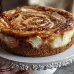 pumpkin swirl cheesecake - featured image