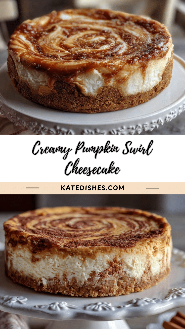 pumpkin swirl cheesecake recipe