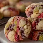 strawberry matcha neapolitan cookies - featured image