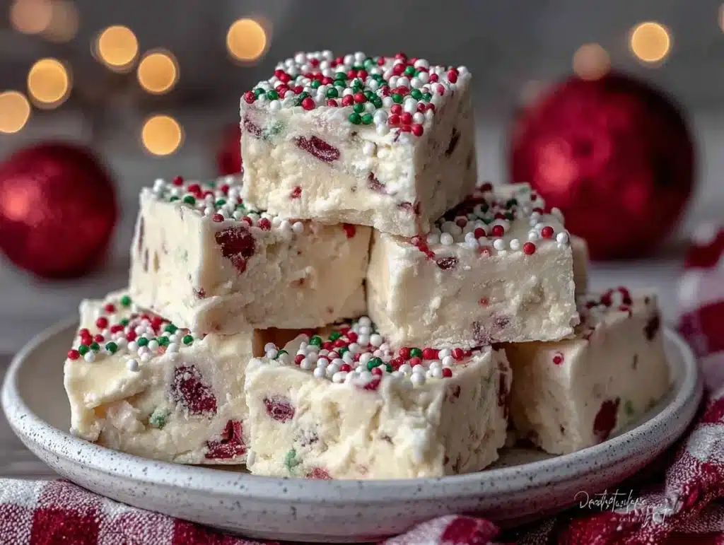 sugar cookie fudge - featured image