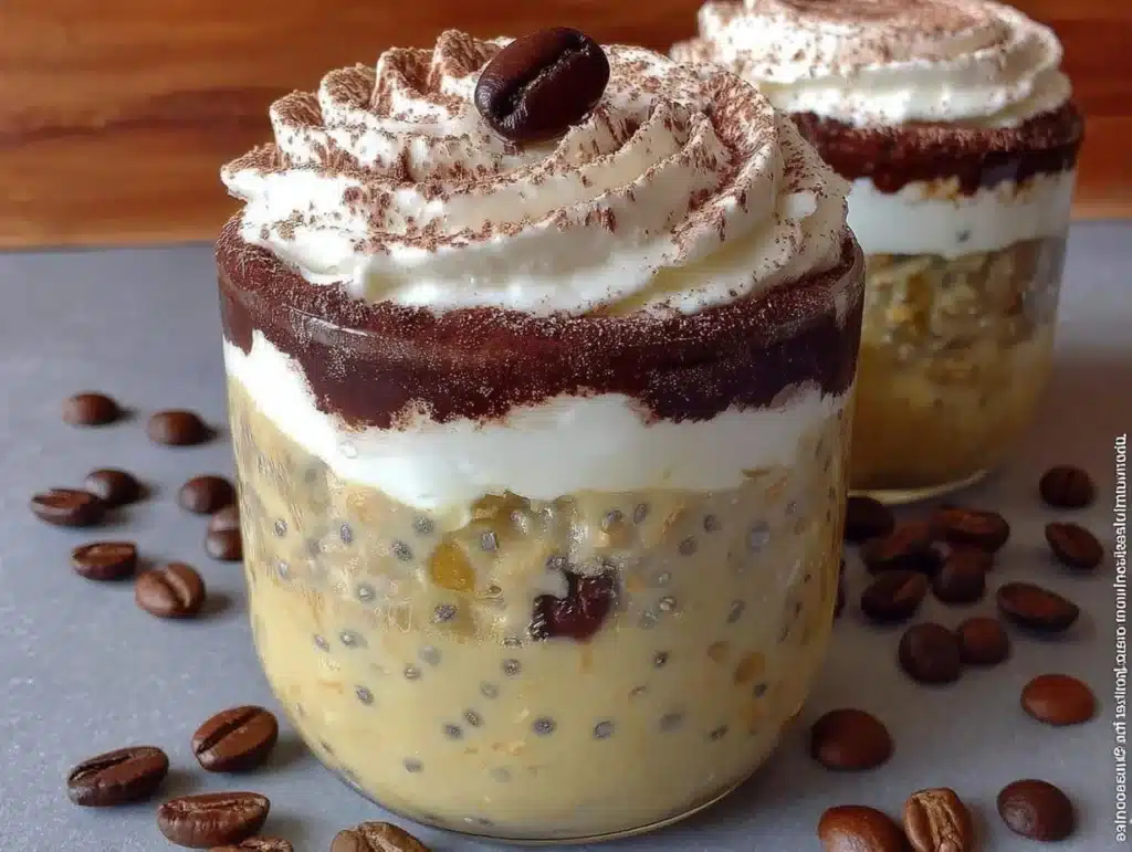 tiramisu overnight oats - featured image