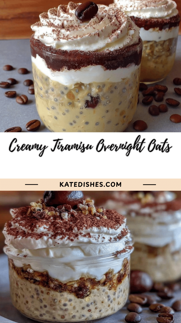 tiramisu overnight oats recipe