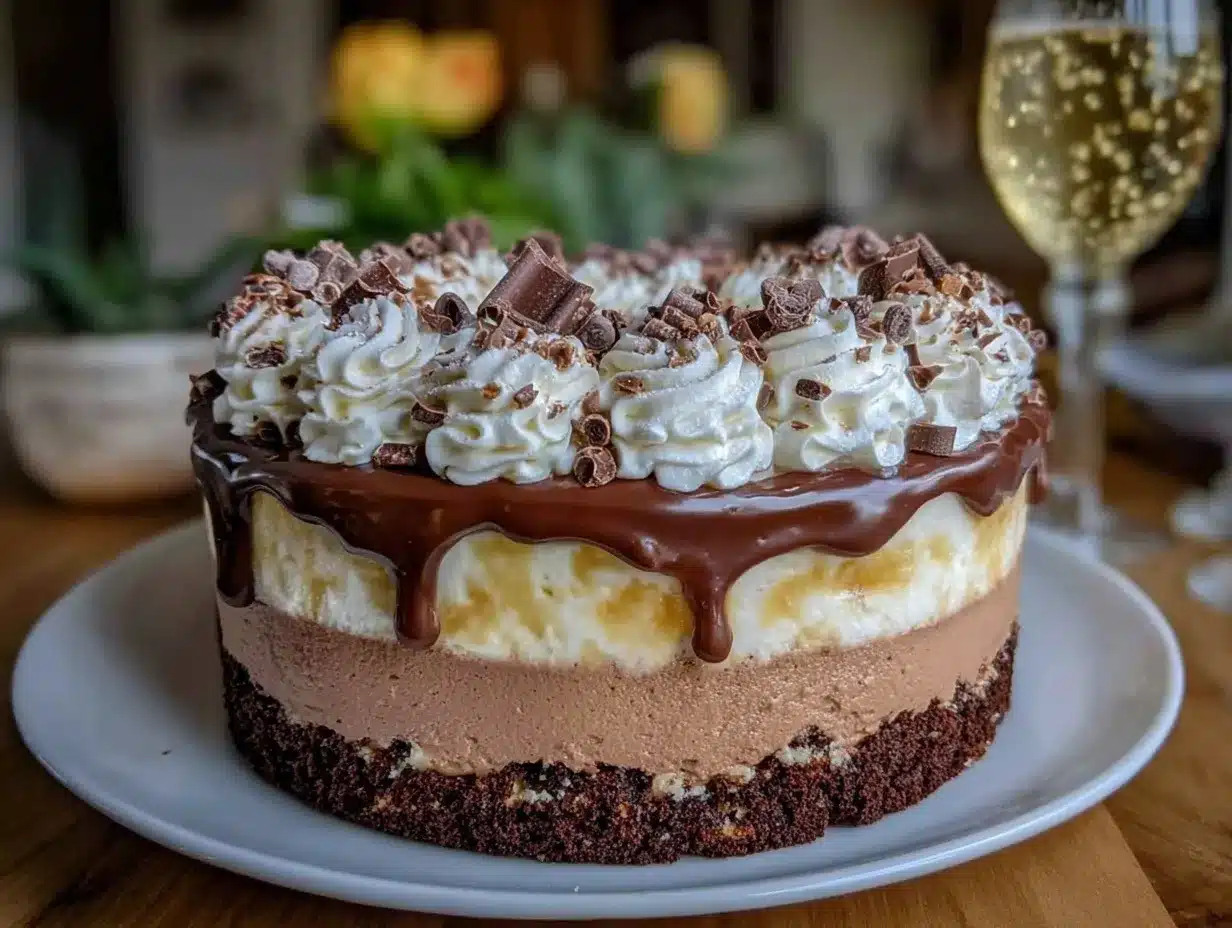 tuxedo cake preparation steps