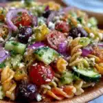 vegan pasta salad - featured image