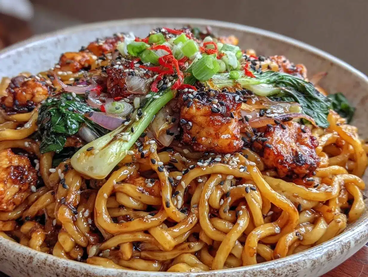 Yaki Udon preparation steps