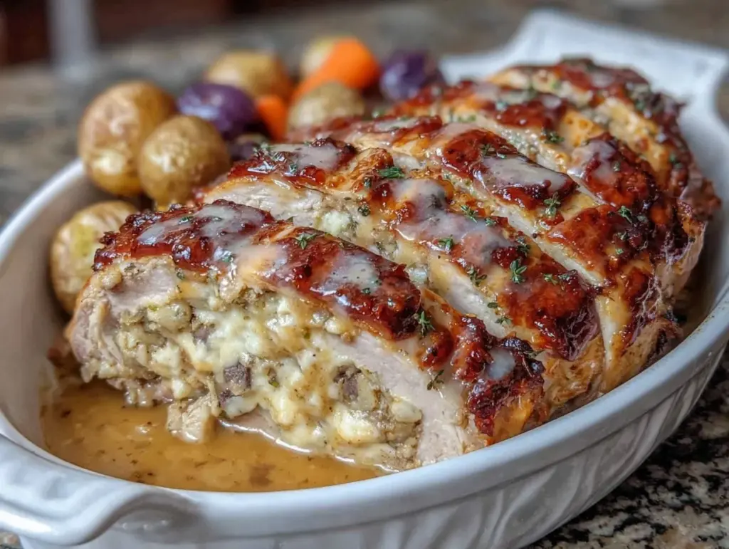 apple-stuffed turkey - featured image