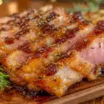 baked ham with honey-chipotle glaze - featured image