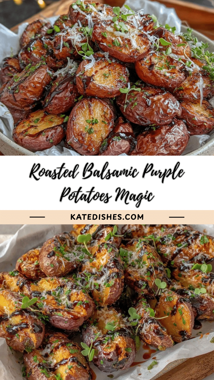 balsamic purple potatoes recipe