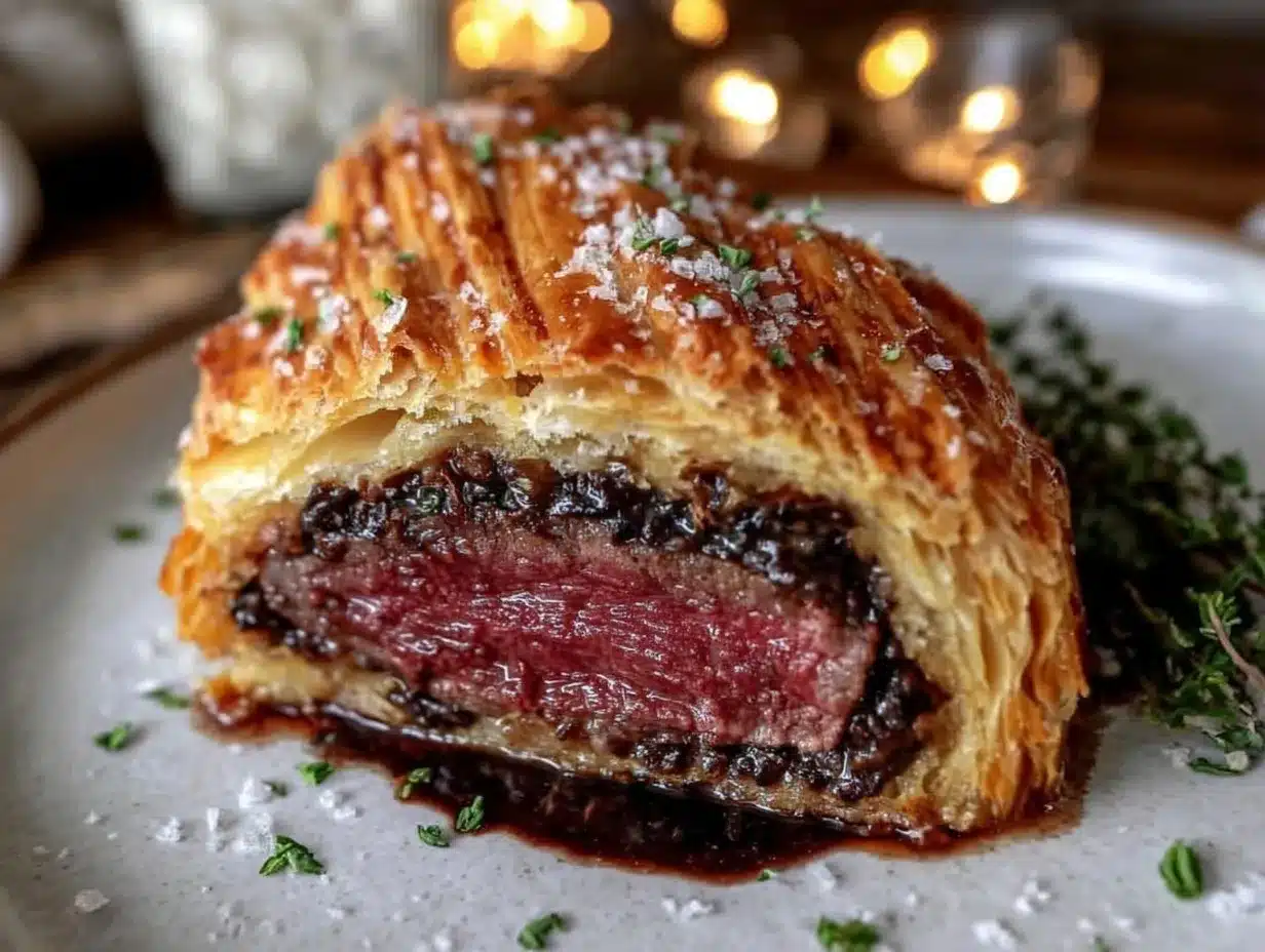 Beef Wellington recipe preparation steps