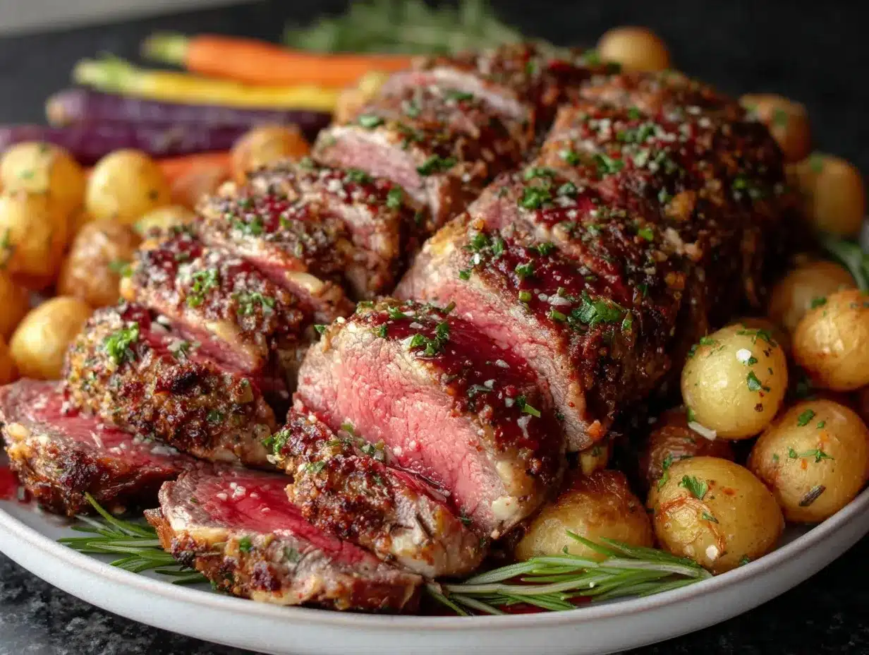 California roast lamb preparation steps