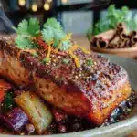 cocoa spiced salmon - featured image