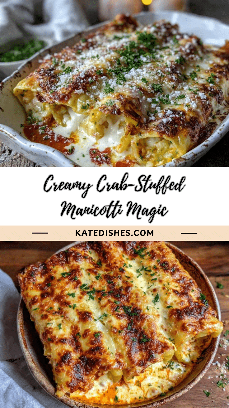 crab-stuffed manicotti recipe