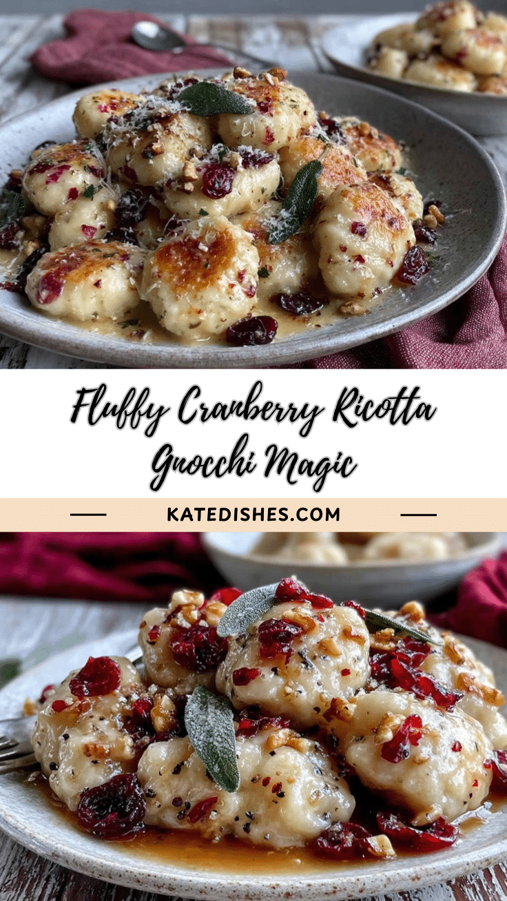 cranberry ricotta gnocchi recipe