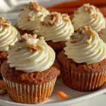 creamy carrot cake cupcakes - featured image