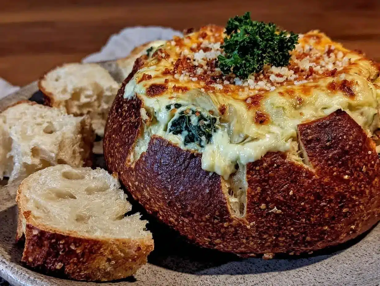 creamy spinach artichoke dip preparation steps