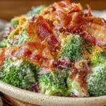 crispy broccoli salad - featured image