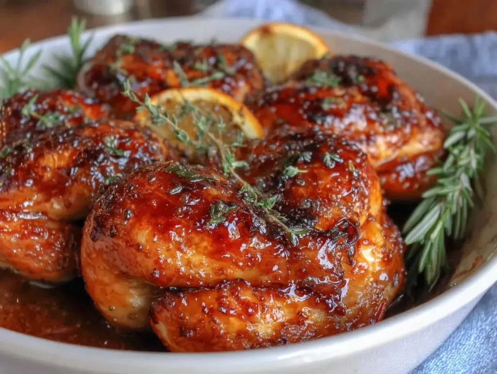 crispy glazed Cornish hens - featured image