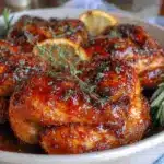 crispy glazed Cornish hens - featured image