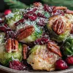 Crispy holiday Brussels sprouts - featured image