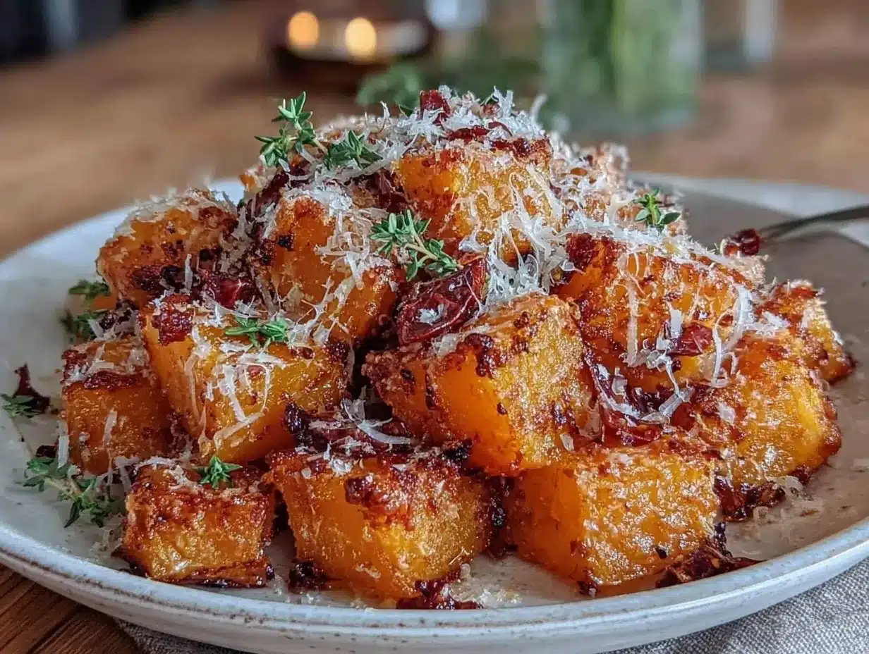 crispy parmesan butternut squash preparation steps